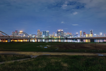 大阪 淀川 夜景