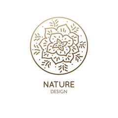 Cactus logo template