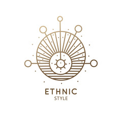 Sacred geometric emblem