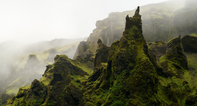View of Pakgil during fog
