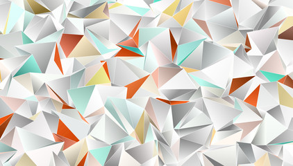 Obraz premium Triangular 3d, modern background