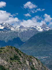 Mountain landscape in the Susa valley, Piedmont