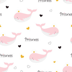 pattern with princess whale