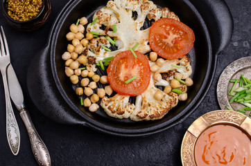 Roast cauliflower steak