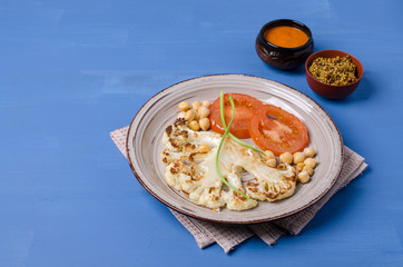 Roast cauliflower steak