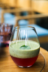 Spinach raspberry smoothie