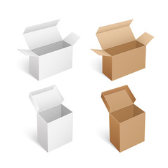 Packaging Mockups Rectangular, Square and Long