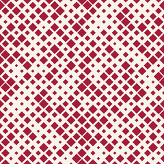 square halftone seamless pattern, minimal geometric background print texture