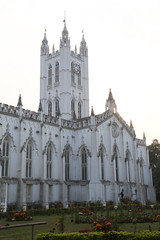 Fototapeta na wymiar St Paul's Cathedral, Kolkata
