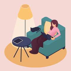 Isometric Girlfriend Spend a Weekend Together