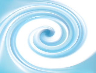 Vector background of blue swirling water texture