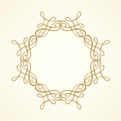 Vignette. Vector drawing