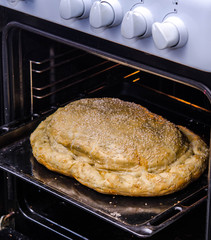 traditional kurnik © Anna Tolstopiatykh