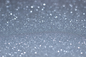 Silver glitter background