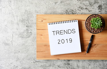 TRENDS 2019 Business Concept 