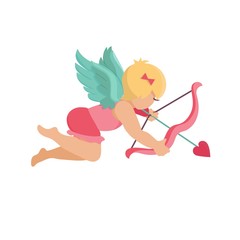 Obraz na płótnie Canvas Cupid, amur baby angel