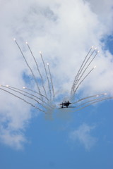Fototapeta Wojskowy helikopter Apacz w ataku obraz