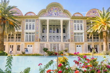 Qavam House Pavilion in the Eram Garden. UNESCO World Heritage Site. Shiraz, Iran