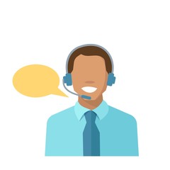 Call center employee