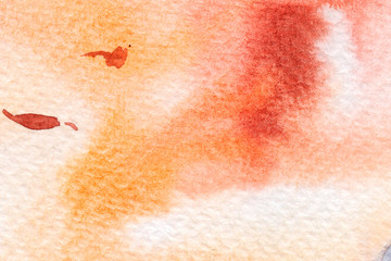 Fototapeta premium autumn leaves. the leaves are falling. autumn. watercolor stains. background