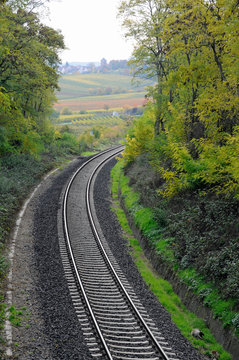 eingleisige eisenbahnstrecke