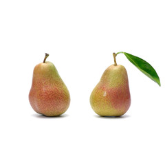 pears fruit isolated on white background