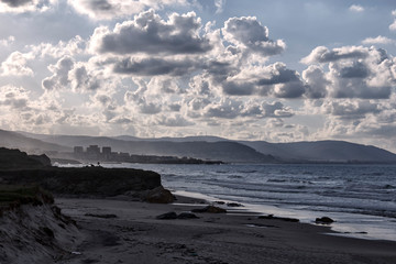 landscape in the coast of lugo