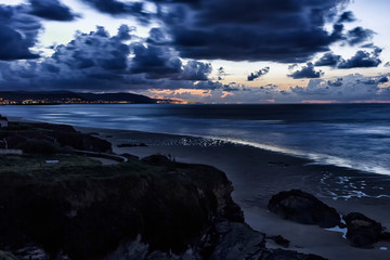landscape in the coast of lugo