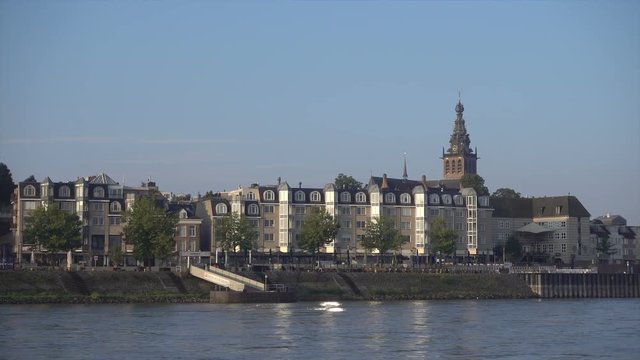 Waal River at Nijmegen, Netherlands