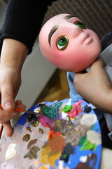 Painting artist puppet theater puppet theater