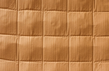 Carton paper texture background. Cardboard paper used in packing and transport fruits from farm.