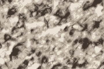 Animal fur texture, black and white wolf fur