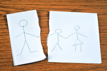 La famille déchirée 