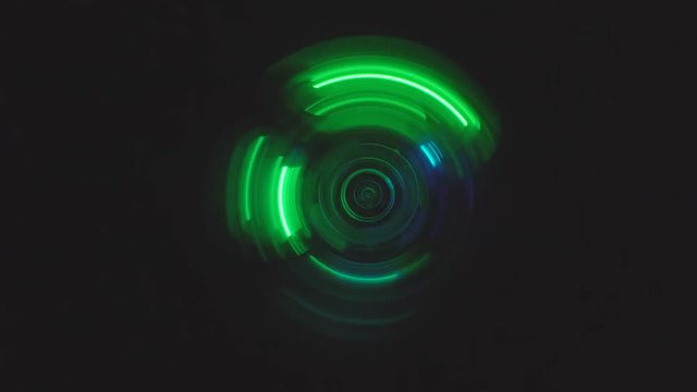 Lights from Fidget spinner toy back ground