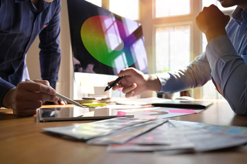 Designer graphic creative creativity work tablet designing design computer artist coloring colour ideas style.