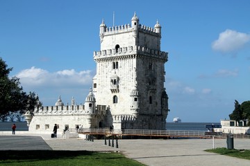 Belem Tower, lisbon, portugal, tower, architecture, lisbon, portugal, belem, building, landmark, monument, stone, history, old, lisboa, medieval, 