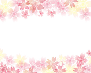 background of cherry blossoms