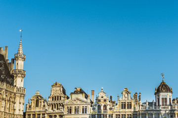 Fototapeta na wymiar Street view of Brussels, Belgium Europe