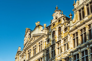 Fototapeta na wymiar Street view of Brussels, Belgium Europe