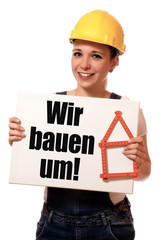 Wir bauem um!