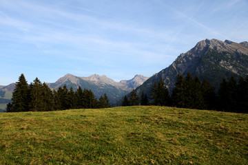 Allgäuer Alpen - Blick vom Walmendinger Horn 