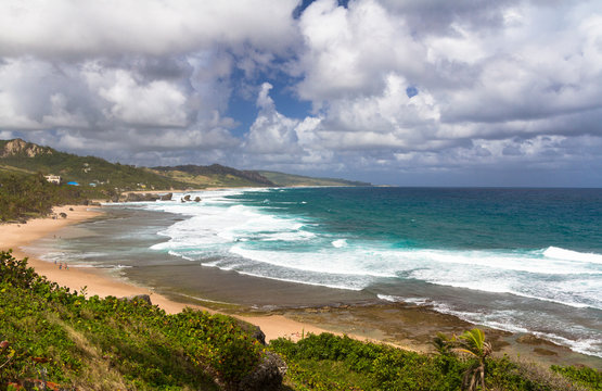 Barbade, plage de Soup Bowl Beach