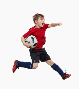 Fussballer Junge triumphiert