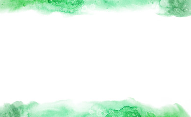 Watercolour texture. Watercolour background. Hand painted abstract wash. Ombre gradient frame