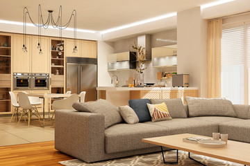 Modern house interior