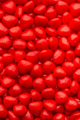 Cinnamon heart shaped candy