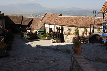 Rasnov zamek twierdza w Rumunii