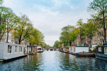 Floating house at Amsterdam