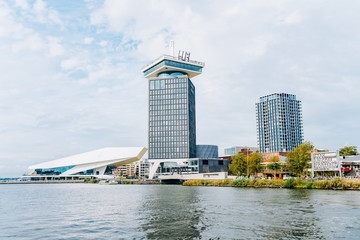 The A’dam Tower - a high building in Amsterdam with swing standing
