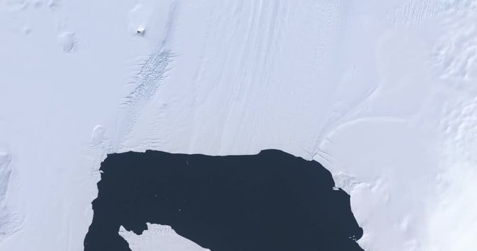Hurtling toward earth, out of control, over Pine Island Glacier, Antarctica. Vibration and camera shake. Elements of this image furnished by NASA